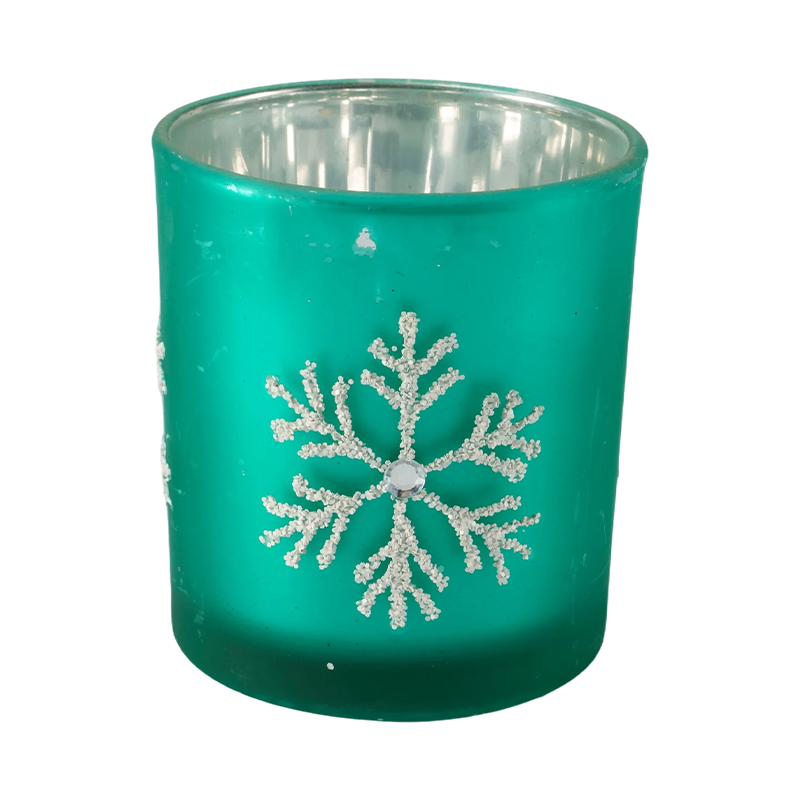 8-12 cm festlig glas lysestage samling