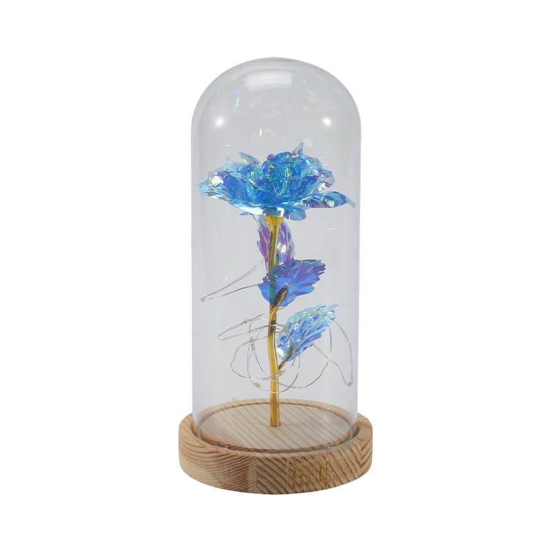 Galaxy Rose Glas Cloche Light (med/uden bamse, flere farver)