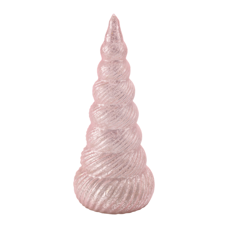 Spiral tekstureret juletræsdekoration