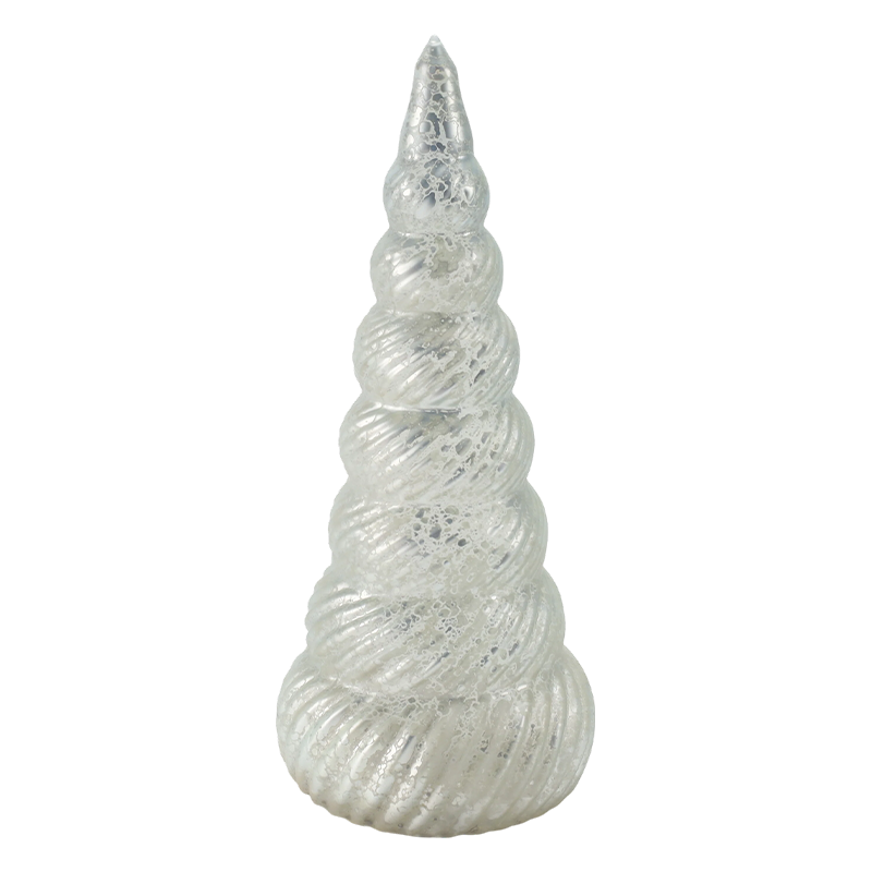 Spiral tekstureret juletræsdekoration