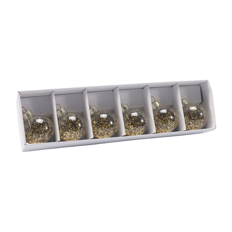 Premium glas julekugle dekorationssæt