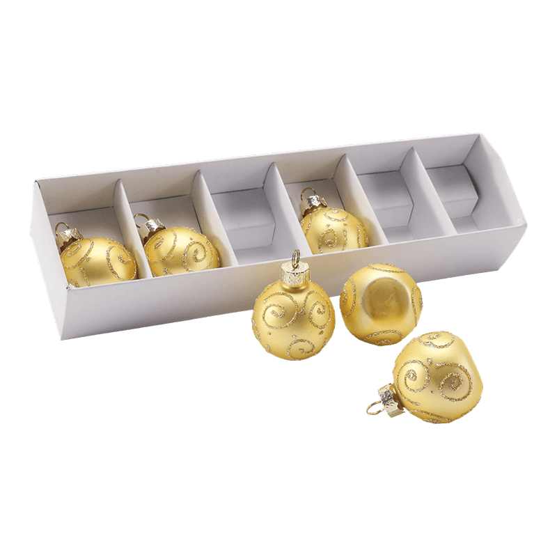 Håndblæst glas julekugle ornament